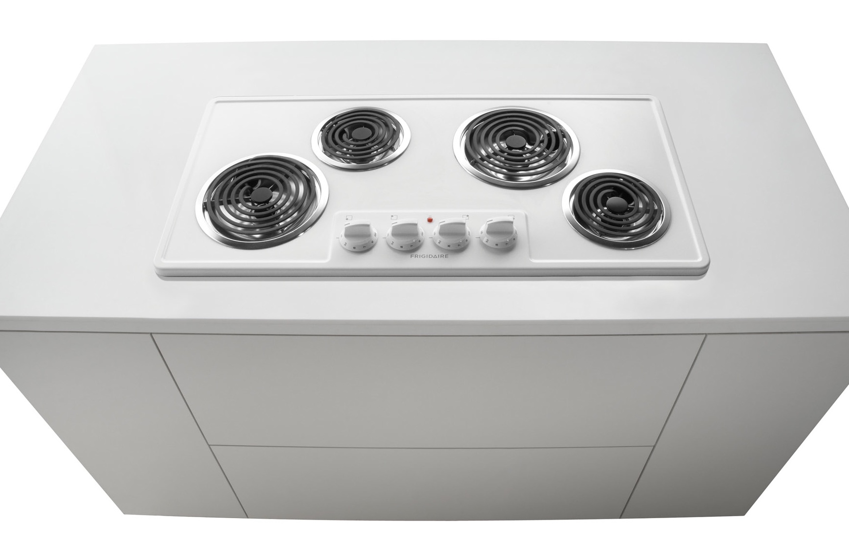 New Frigidaire 36 36 inch White Electric Coil Stovetop Cooktop FFEC3603LW